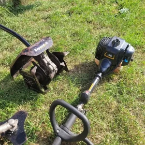 Mc Cullock petrol strimmer with brush cutter, hedge cutter and rotavator - Image 3