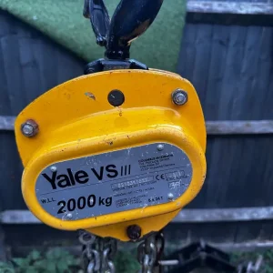 Yale VSIII Hand Chain Hoist Set with Beam Clamps and Armorgard BK2 - Image 4