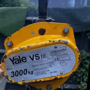 Yale VSIII Hand Chain Hoist Set with Beam Clamps and Armorgard BK2 - Image 8