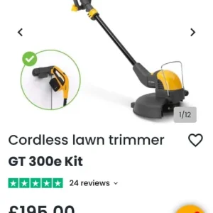 Stiga 40v cordless grass strimmer - Image 4