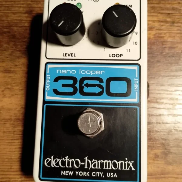electro-harmonix 360 nano-looper guitar loop pedal