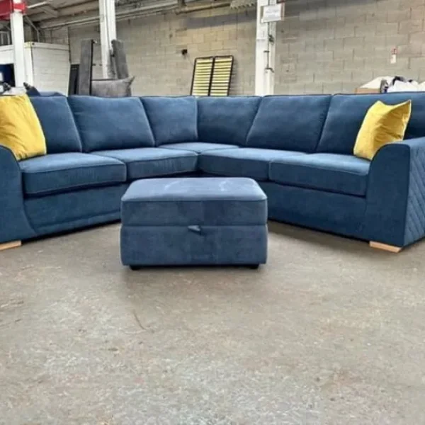 Dylan 3+2 Seater Sofa & Corner Set in Cream