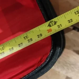 Vintage 60s black square suitcase - Image 5