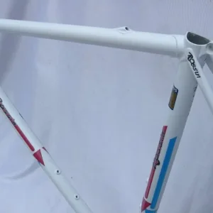 Mario Rossin 1990s White Bike Frame & Forks 50cm CTC Campagnolo - Image 3