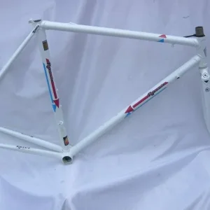Mario Rossin 1990s White Bike Frame & Forks 50cm CTC Campagnolo - Image 5