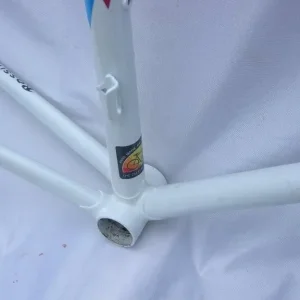 Mario Rossin 1990s White Bike Frame & Forks 50cm CTC Campagnolo - Image 8