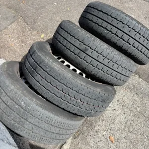 Vw transporter original 16” wheels and tyres - Image 2