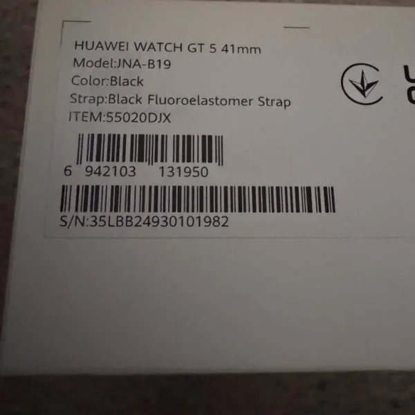Huawei watch GT5 41 mm black