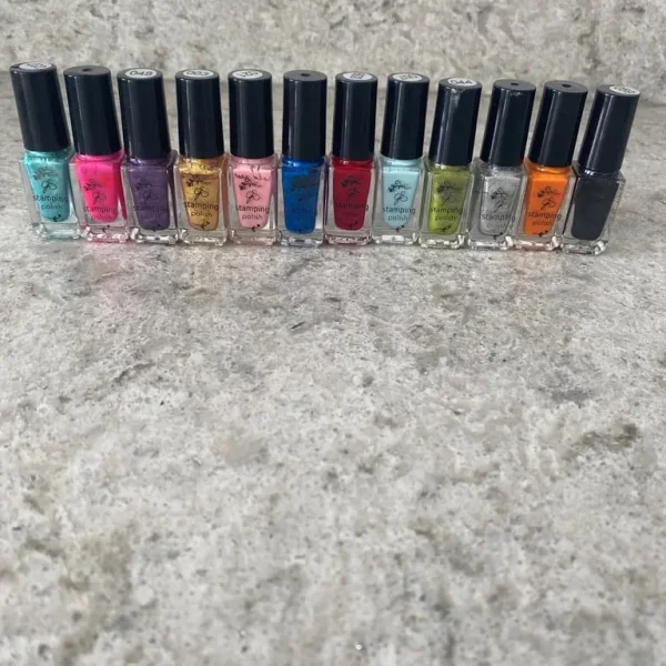Stamping polish/nail art set