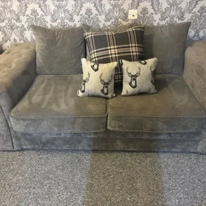 Grey Verona sofa set 3&2 seater - Image 3