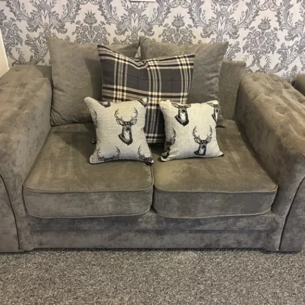 Grey Verona sofa set 3&2 seater