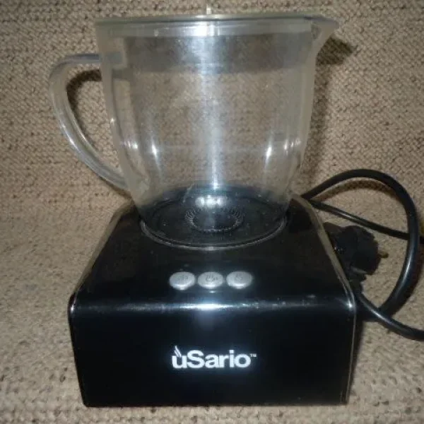 Electric Milk Frother with Cake Stand