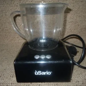 Electric Milk Frother with Cake Stand