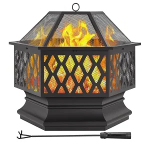 Yaheetech Hex-Shaped Fire Pit
