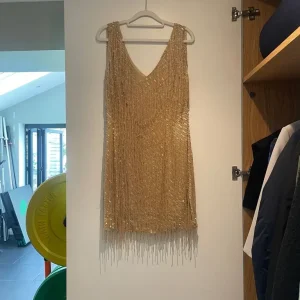 Nadine Merabi Gold Dress