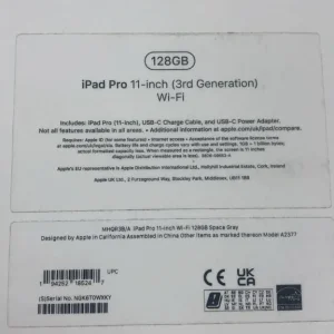 iPad Pro 11 inch 3rd Gen 128GB Wi-Fi Unlocked - Image 2