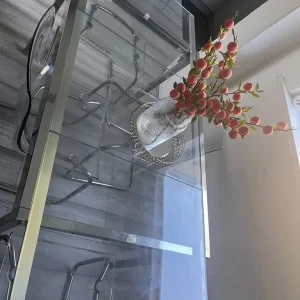 Extendable dining table and chairs - Image 3