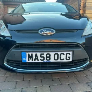2008 Ford Fiesta Titanium 1.6L Black Manual Petrol