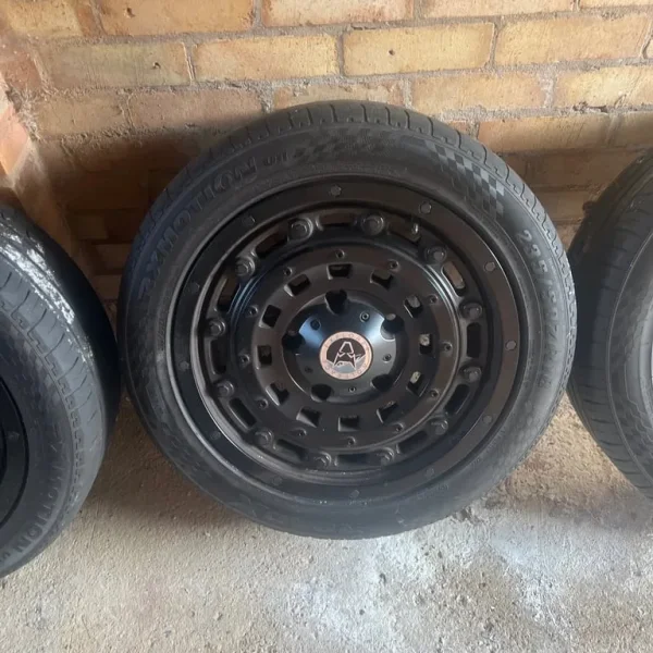 18 inch wolfrace wheels and tyres