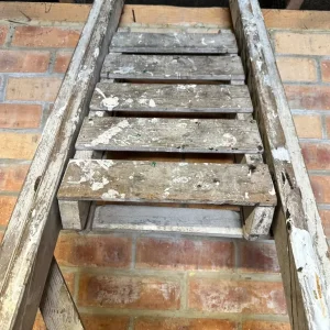 Vintage wooden step ladder - Image 3