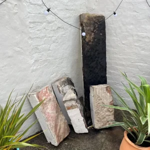 Victorian sandstone slabs