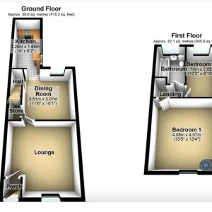 2 bedroom mid-terrace house in Melbourne Street - Image 5