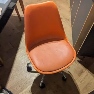plastic orange chair
