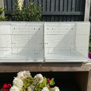 Plastic double breeding cages - Image 2