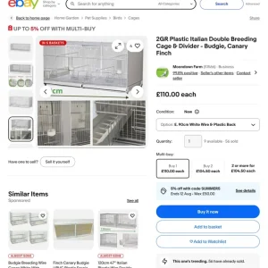 Plastic double breeding cages - Image 4