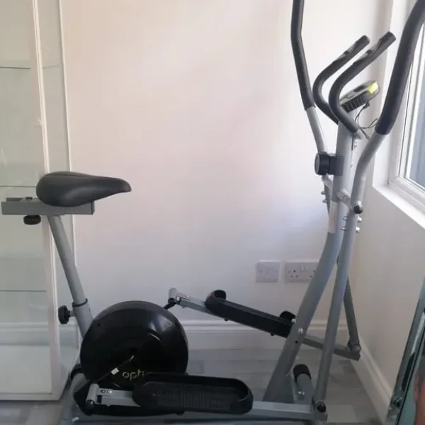 Opti 2 in 1 magnetic Cross trainer and exercise bike
