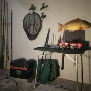 Collection of coarse fishing gear