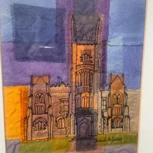 Original embroidered artwork of The Lanyon Building - Image 2