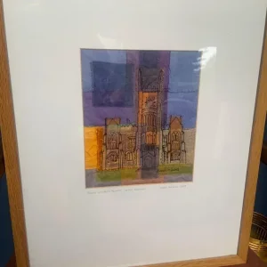 Original embroidered artwork of The Lanyon Building - Image 5