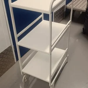 White dinks trolley or storage cart