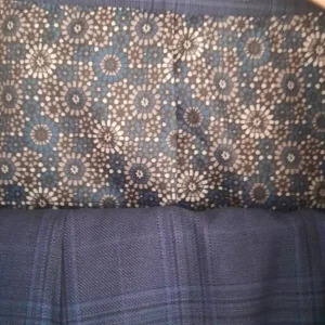 Man's blue checked suit - Image 5