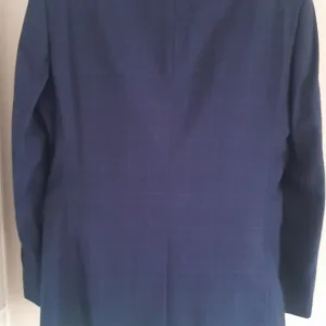 Man's blue checked suit - Image 8
