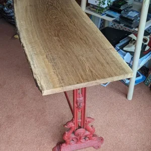 Table from old sewing machine base - Image 2