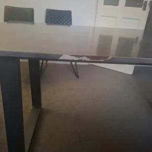 6 seater dining table with 4 chairs and 1 bench chair - Image 3