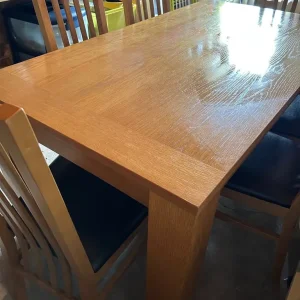 Dining Table with 6 Teak Chairs - Image 2