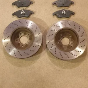 Front brake discs and pads for Mercedes E350 3.0 2012 - Image 2