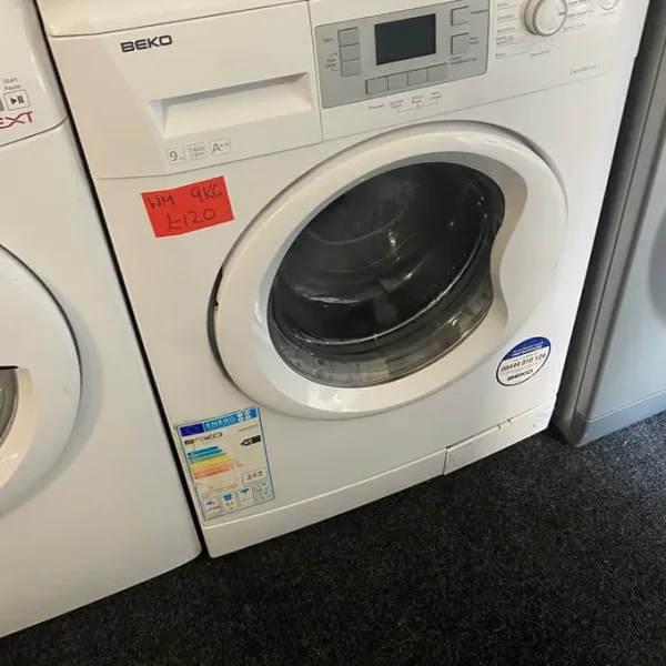 📲WHITE BEKO 9KG WASHING MACHINE