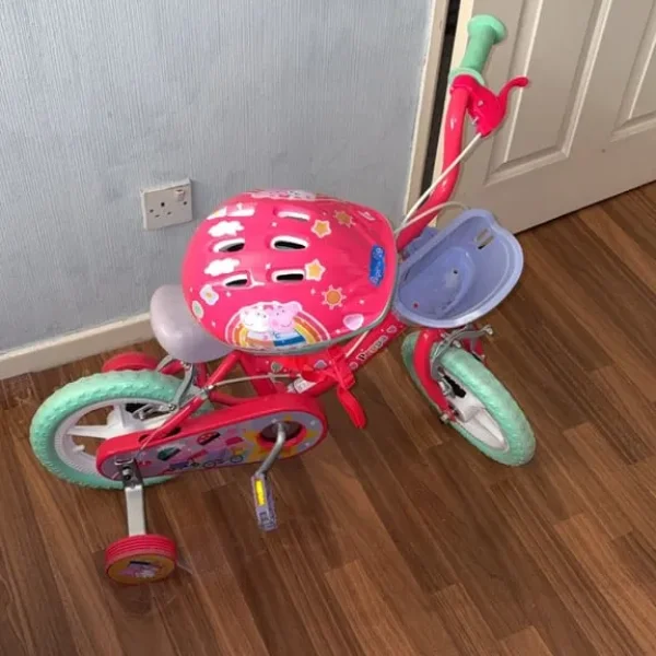 Pepper pig paddle bike
