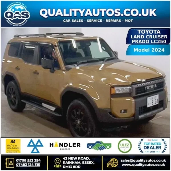 2024 Toyota Land Cruiser Prado LC250 2.7L Petrol Auto
