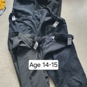 Age 14-15 boys' school uniform 6 trousers and 4 shirts - Image 2
