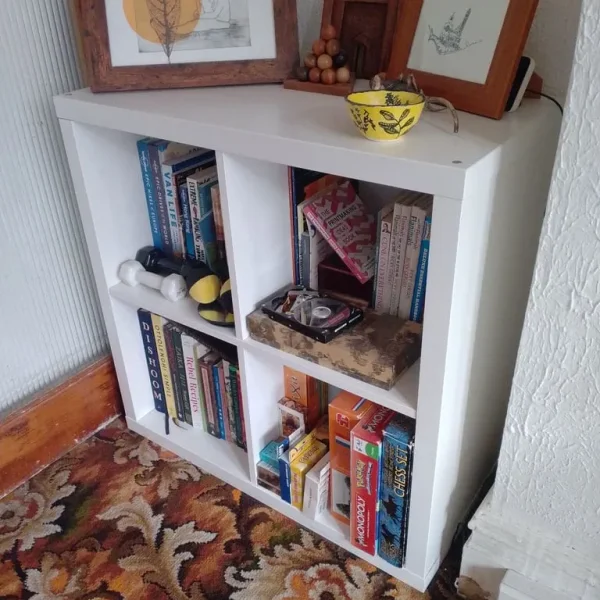 IKEA shelving unit white