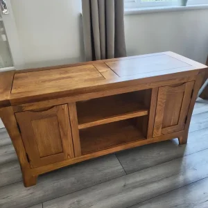 Oak furniture TV cabinet - Image 2