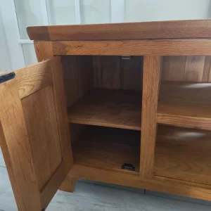 Oak furniture TV cabinet - Image 3