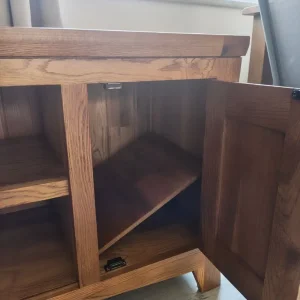 Oak furniture TV cabinet - Image 4