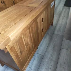 Oak furniture TV cabinet - Image 5
