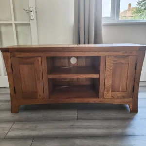 Oak furniture TV cabinet